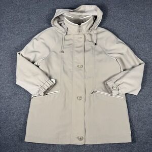 VTG Fitz-Wright New York London Paris Milan All Weather Trench Jacket Raincoat S